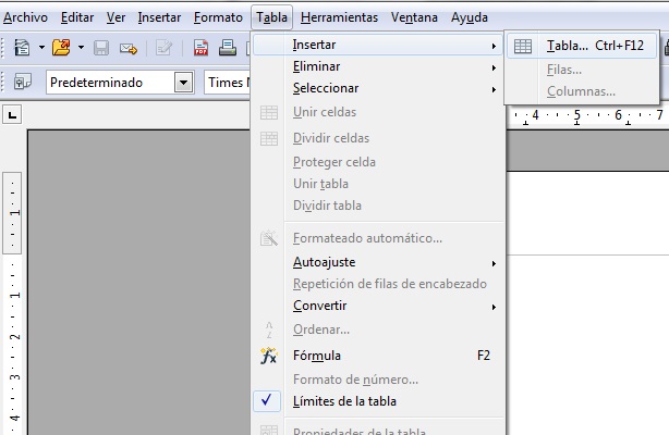 Como hacer un Esquema en OpenOffice